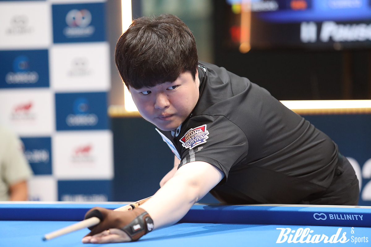 후반전 내내 100점대의 점수를 유지한 조명우가 1위로 16강 진출에 성공했다. 