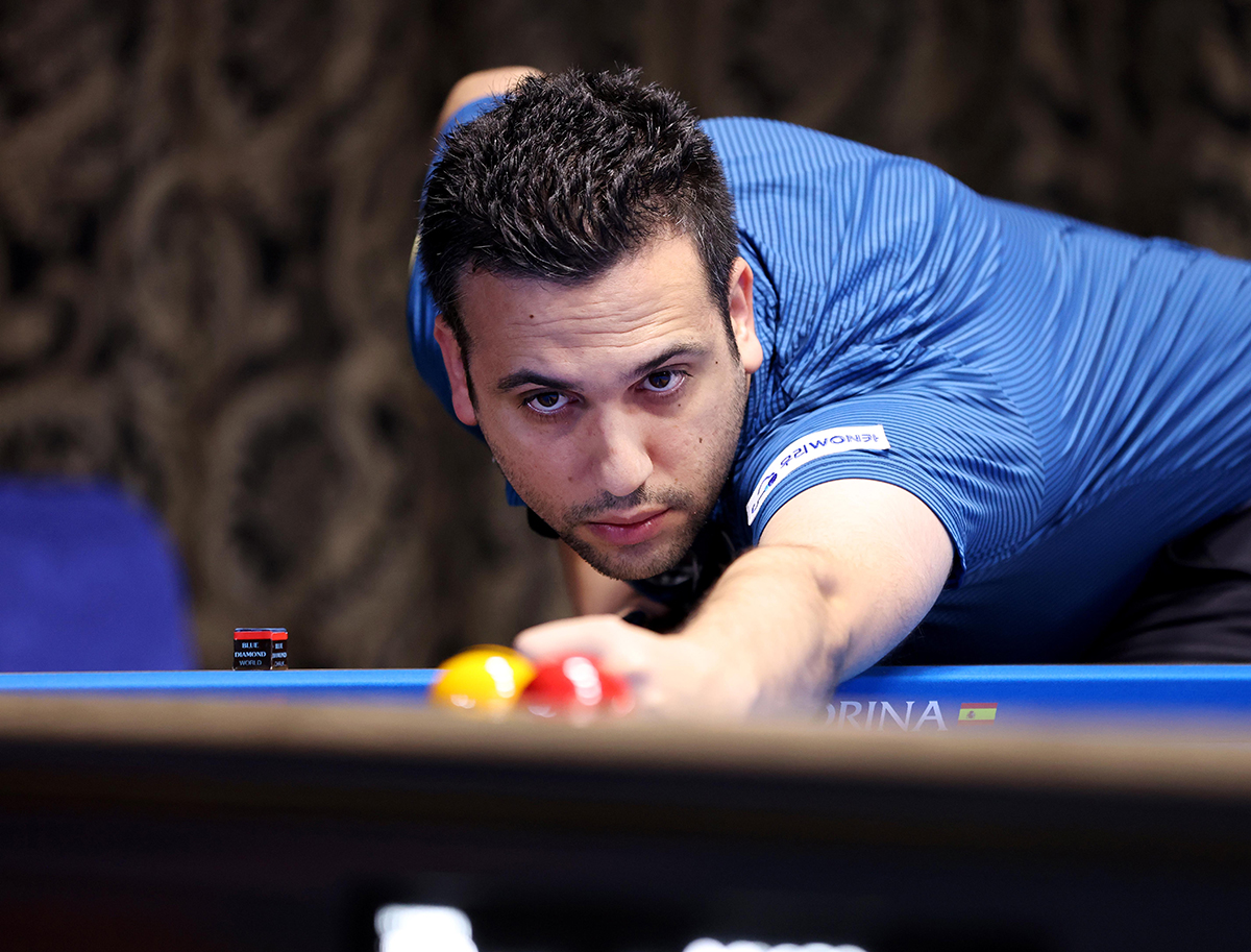 다비드 사파타(우리금융캐피탈)는 월드챔피언십 결승전에서 명승부를 펼쳤던 조재호와 32강에서 만났다.