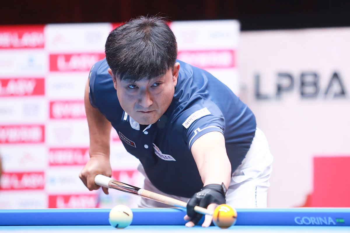 이충복은 '애버리지 2.647'로 베스트게임을 기록하며 16강에 진출했다.