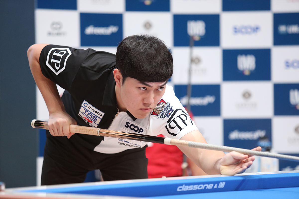 한국의 세계랭킹 4위 김준태(경북체육회)도 이날 패자부활전에서 조 1위를 차지하며 본선 2라운드에 합류했다.