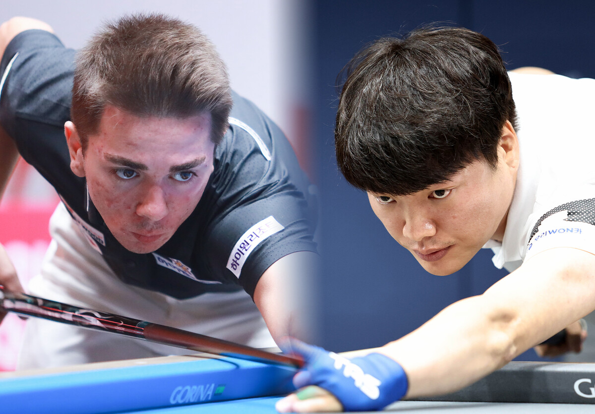 부라크 하샤시(왼쪽)와 강민구(오른쪽).