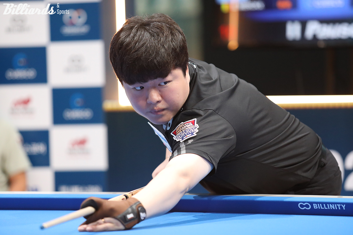 A조 2위를 차지한 조명우.