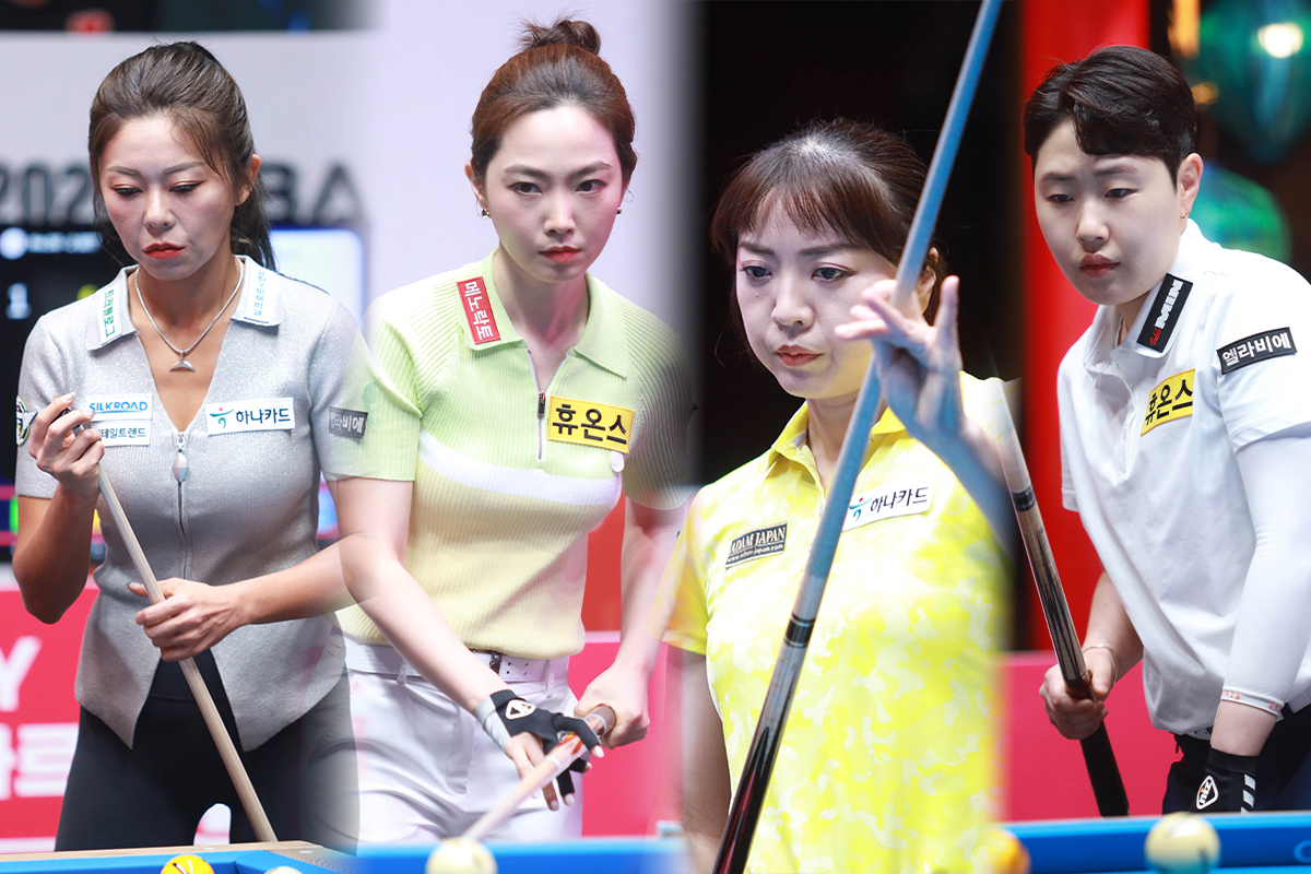 LPBA 투어 준결승이 하나카드 대 휴온스전으로 열린다. 사진=PBA