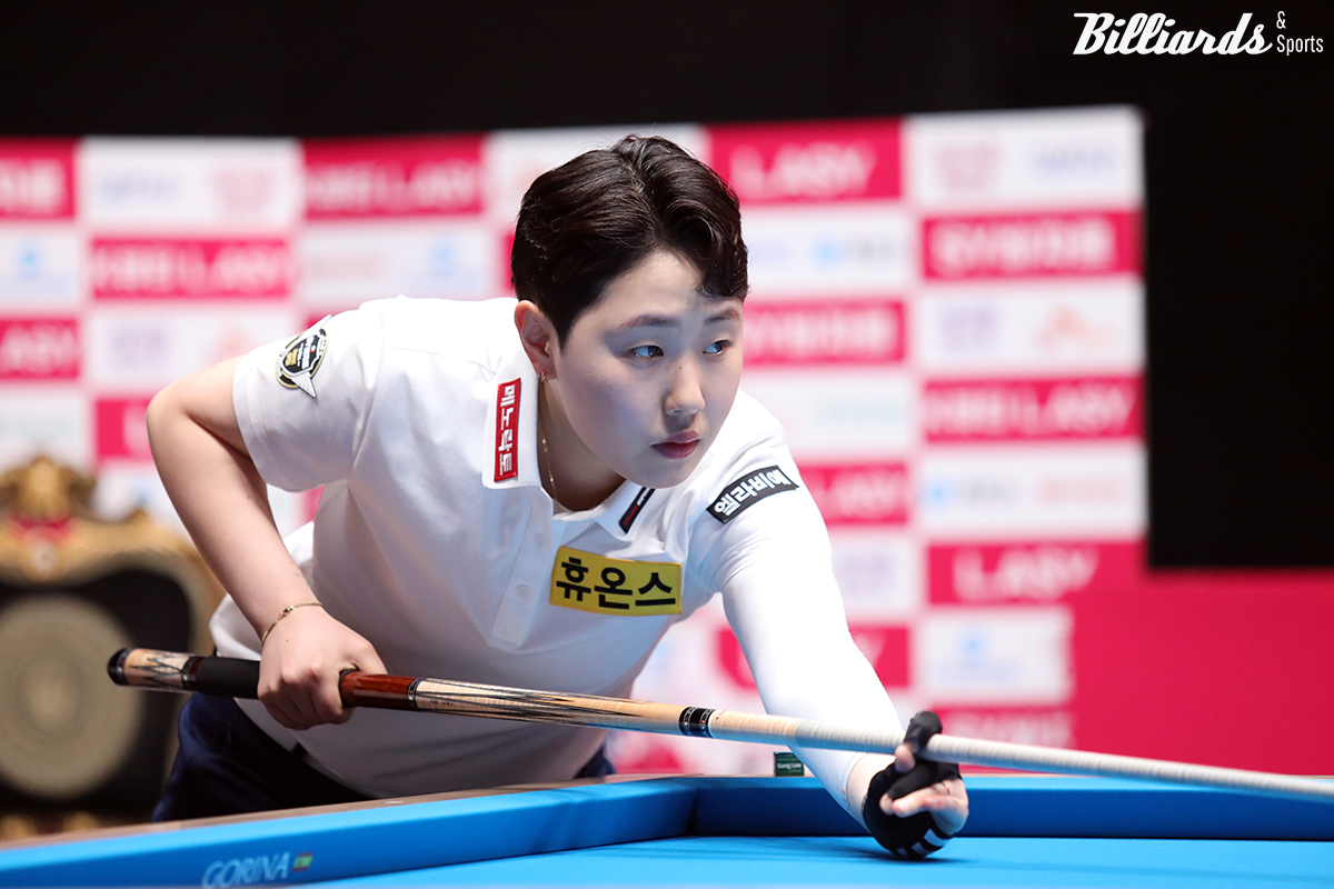 김가영을 상대로 3전 전승을 기록하고 있는 김세연.