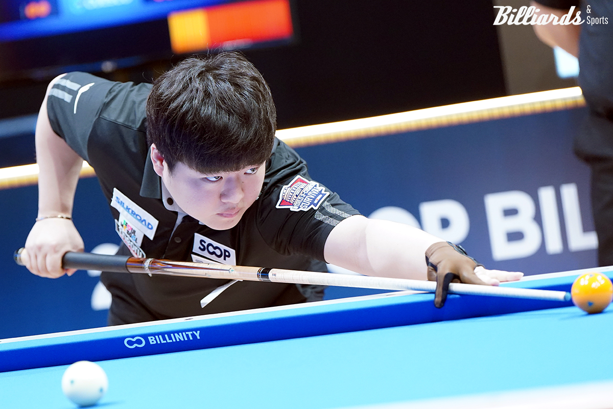 조명우는 전반에 10타로 부진하며 결승 진출이 쉽지 않아 보였으나, 후반에 8타로 2위권으로 올라간 뒤 마지막 타석에서 7타를 터트려 극적인 역전 2위에 성공했다. 