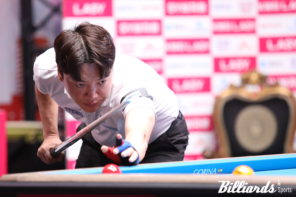 강민구가 8강에서 에디 에펀스를 꺾고 7번째 준결승 진출에 성공했다. 사진=하노이/이용휘 기자