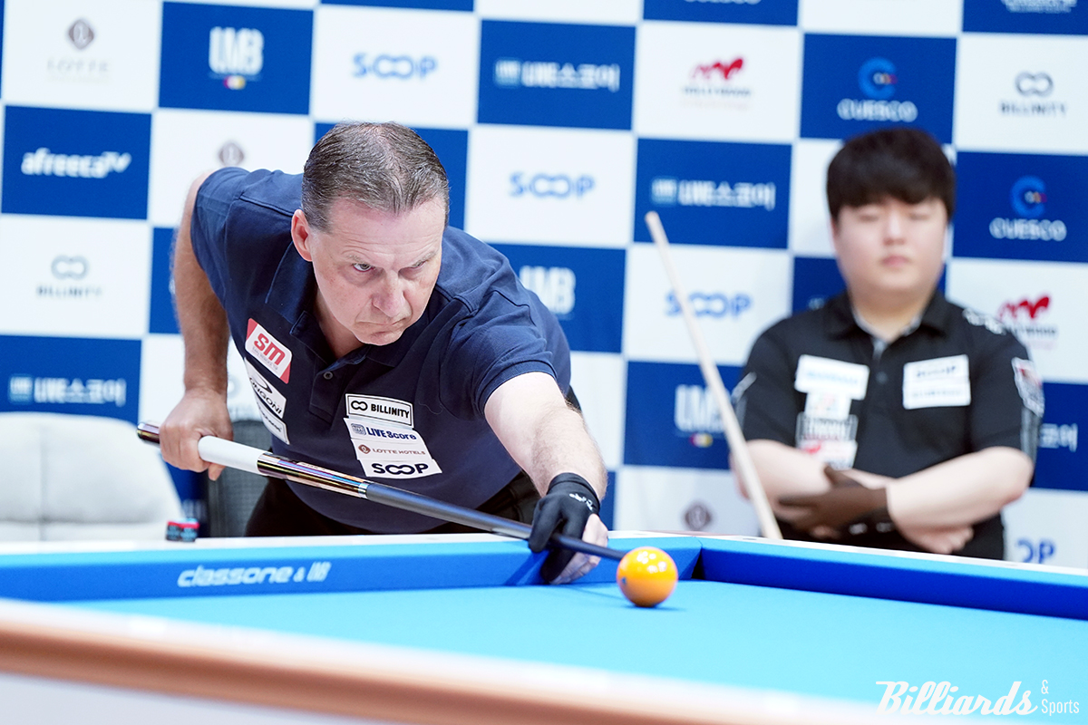 조명우를 마지막까지 위협한 준우승 에디 멕스(벨기에).