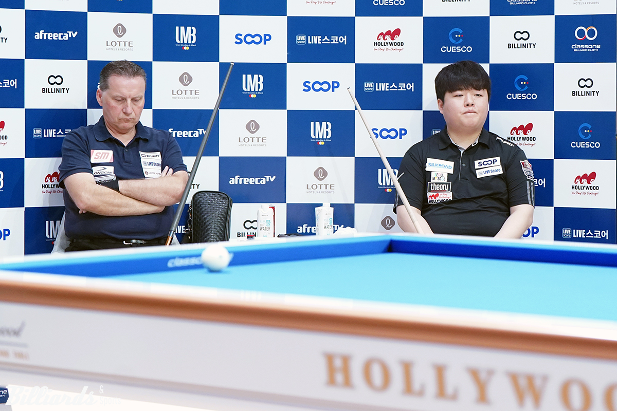 마지막까지 치열하게 우승 경쟁을 한 멕스와 조명우.