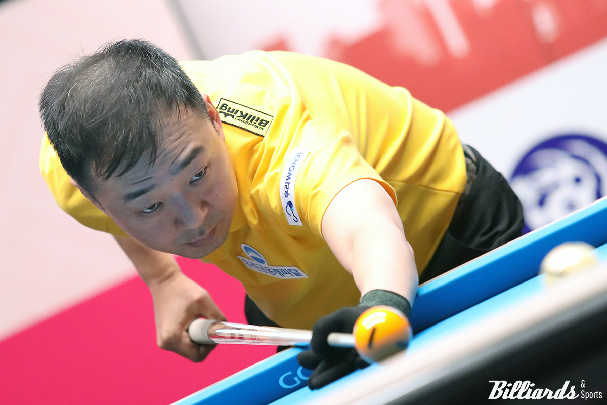 '엄주장' 엄상필(우리금융캐피탈)이 '2024 PBA 에스와이 바자르 하노이 오픈' 준결승에 진출, 1736일 만에 결승 진출에 도전한다.  사진=하노이/이용휘 기자