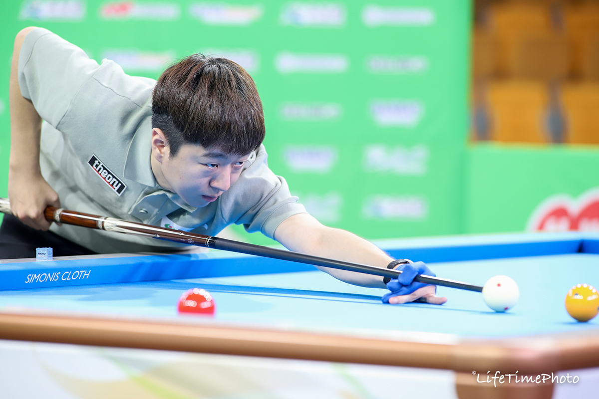 결승에서 두 번째 전국대회 정상을 노린 허진우.