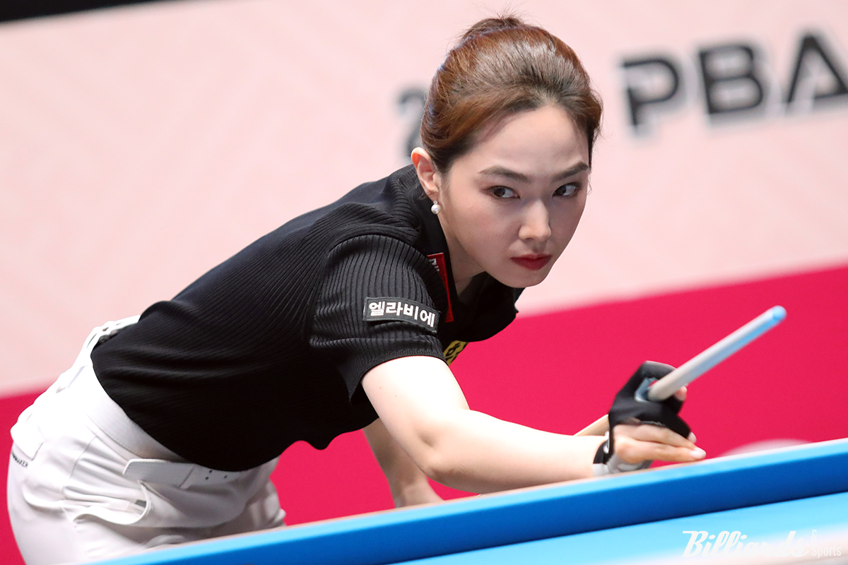 '당구 여신' 차유람(휴온스)이 4차 투어 '크라운해태 LPBA 챔피언십 한가위'에서 처음으로 64강 직행 시드를 받았다.  빌리어즈앤스포츠 DB