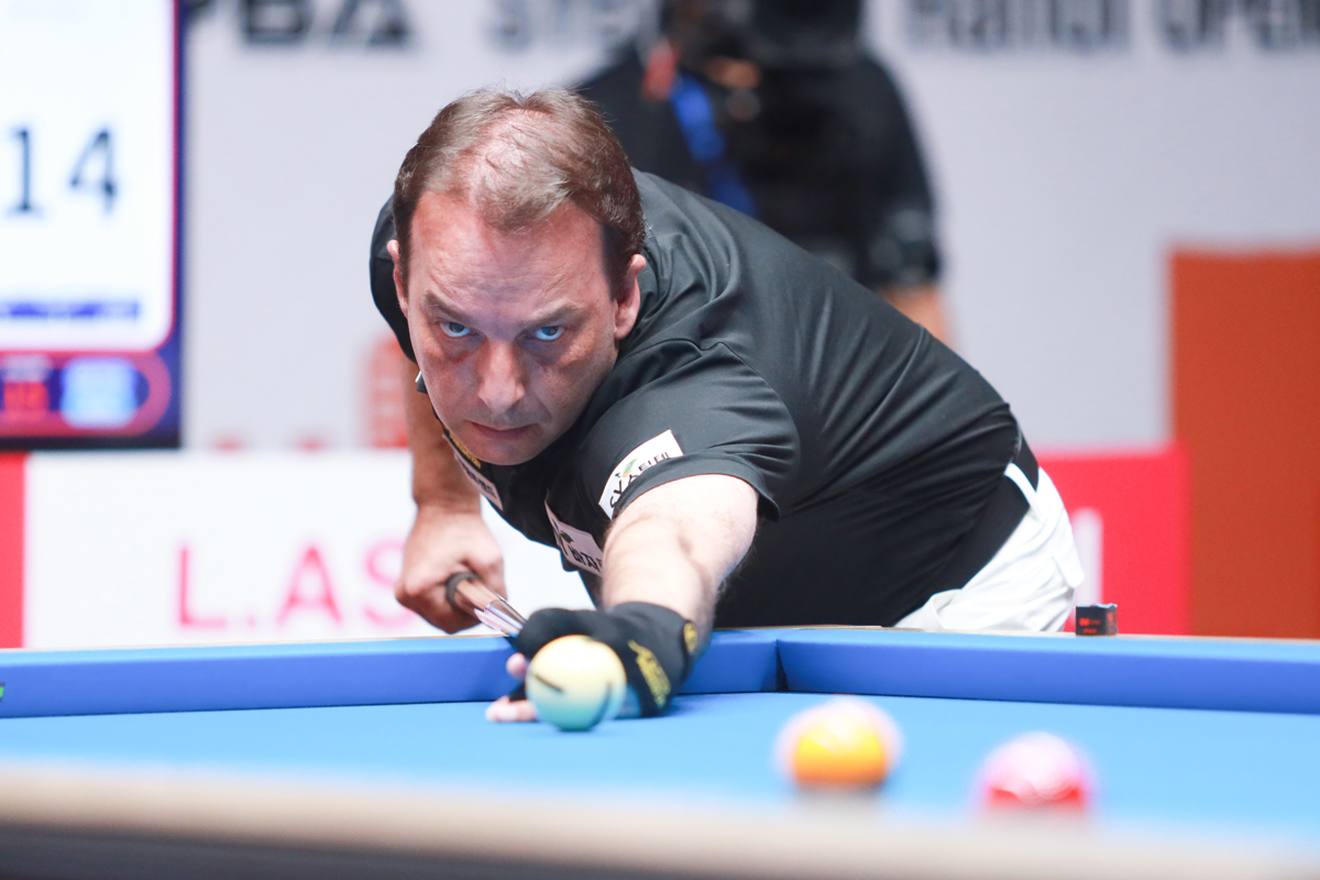 '3쿠션 사대천왕' 다니엘 산체스(에스와이)가 '하노이 오픈' 우승의 기세를 '한가위 당구 대전'까지 이어갈 수 있을까.  사진=PBA 제공