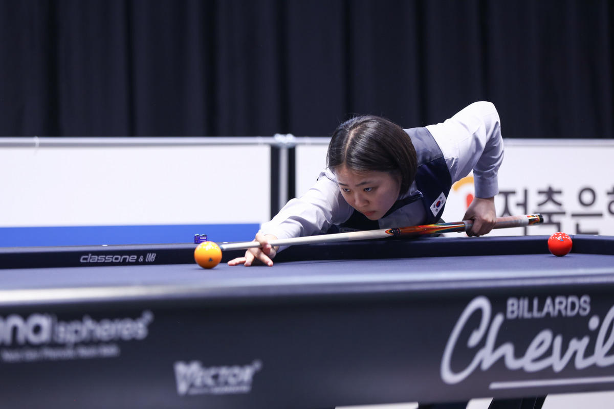A조 1위에 오르며 2년 연속 세계선수권 본선을 밟은 김하은.
