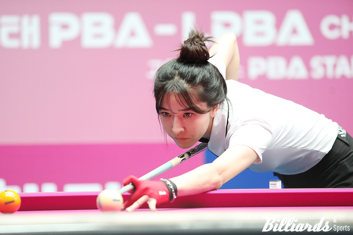 이선영을 25:7로 꺾은 한슬기.