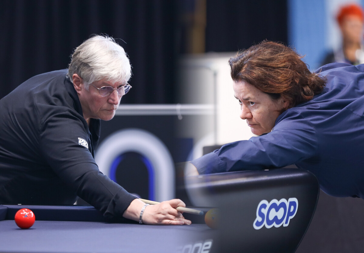 16강에서 박정현과 대결하는 다니엘레 르 브라윈(왼쪽)과 김하은과 만난 카리나 예텐(오른쪽). 