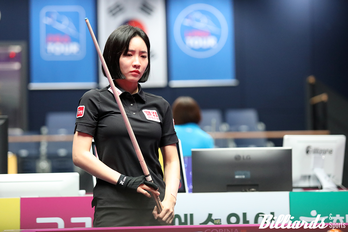 애버리지 2점대로 32강에 진출한 최혜미. 사진=고양/이용휘 기자