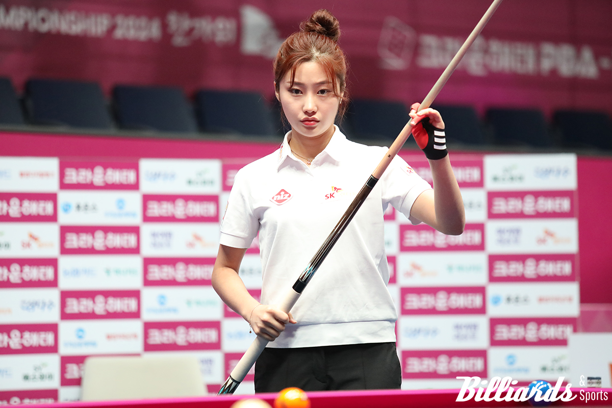 조예은은 1점대의 애버리지를 치고도 김가영의 끝내기 하이런 13점을 맞고 안타깝게 32강 진출에 실패했다.