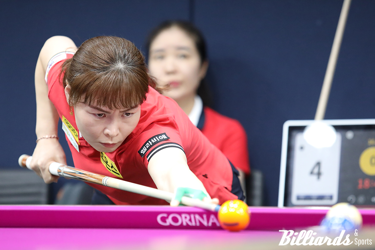 김갑선을 꺾고 32강에 오른 이신영