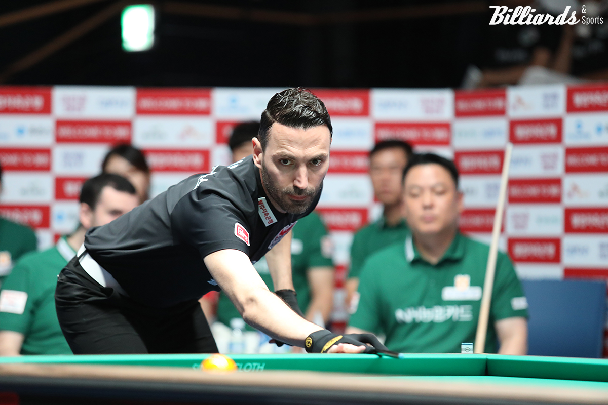 카시도코스타스는 지난 7월에 열린 PBA 팀리그 1라운드에서 조재호와 오랜만에 개인전 승부를 벌여 7이닝 만에 7:15로 패한 바 있다.