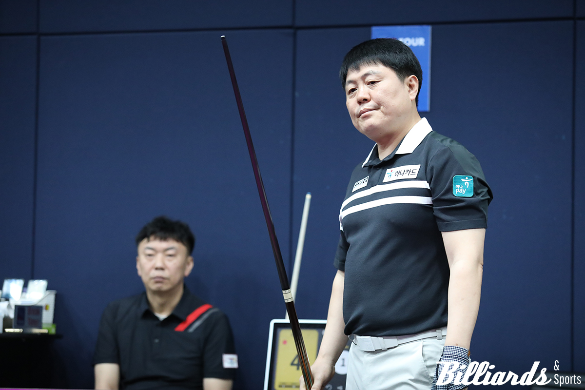 최명진과 128강 대결 중인 김병호.