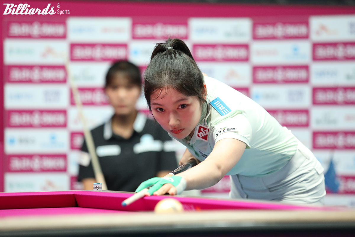 한지은은 16강에서 '일본 레전드' 히다 오리에(SK렌터카)와 처음 맞붙는다.