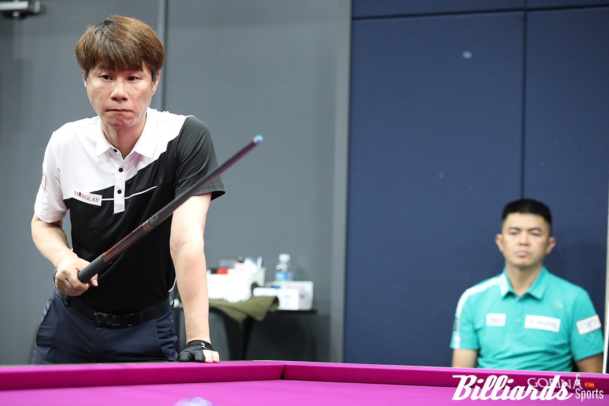 '베트남 강호' 응우옌꾸옥응우옌을 꺾고 1부 투어 첫 승리를 신고한 배정두.