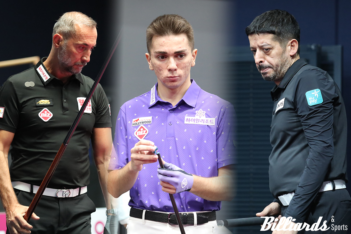 '튀르키예 군단' 7인방 중 6인이 일찌감치 64강 진출을 확정했다. 왼쪽부터 세미 사이그너, 부라크 하샤시, 무라트 나지 초클루. 사진=고양/이용휘 기자