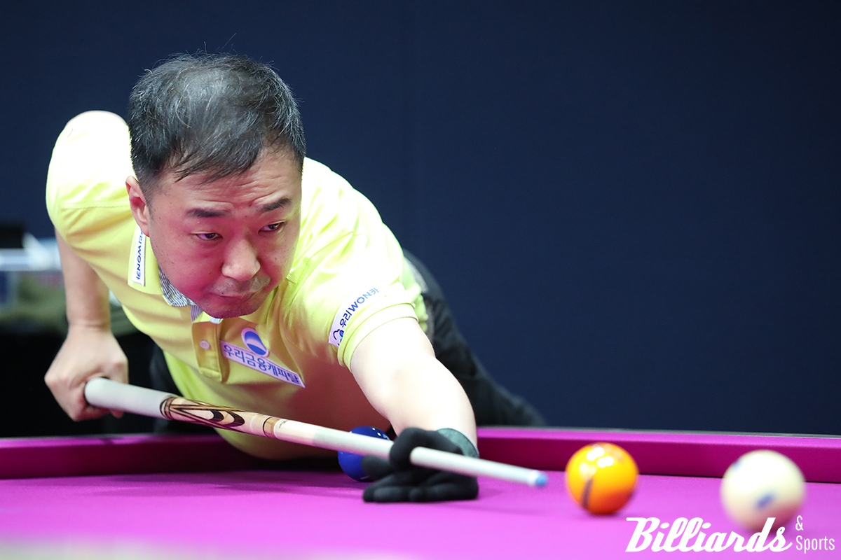 최정하를 꺾고 64강에 오른 엄상필.