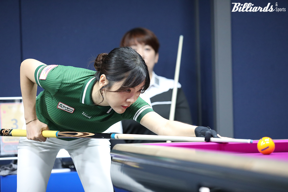 32강에서 아쉽게 탈락한 2차 투어 '하나카드 챔피언십' 우승자 김상아.