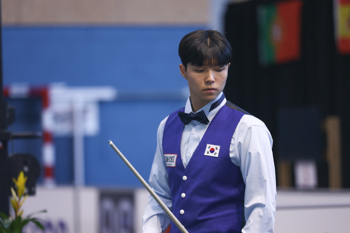 한국의 대회 2연패에 도전하는 조영윤.