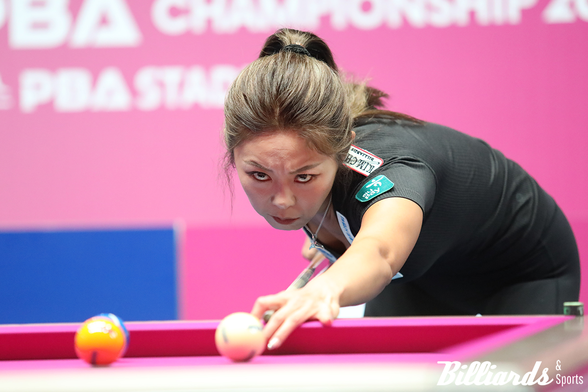 김가영이 8강에서 이윤애를 꺾고 2회 연속 준결승 진출에 성공했다. 사진=고양/이용휘 기자