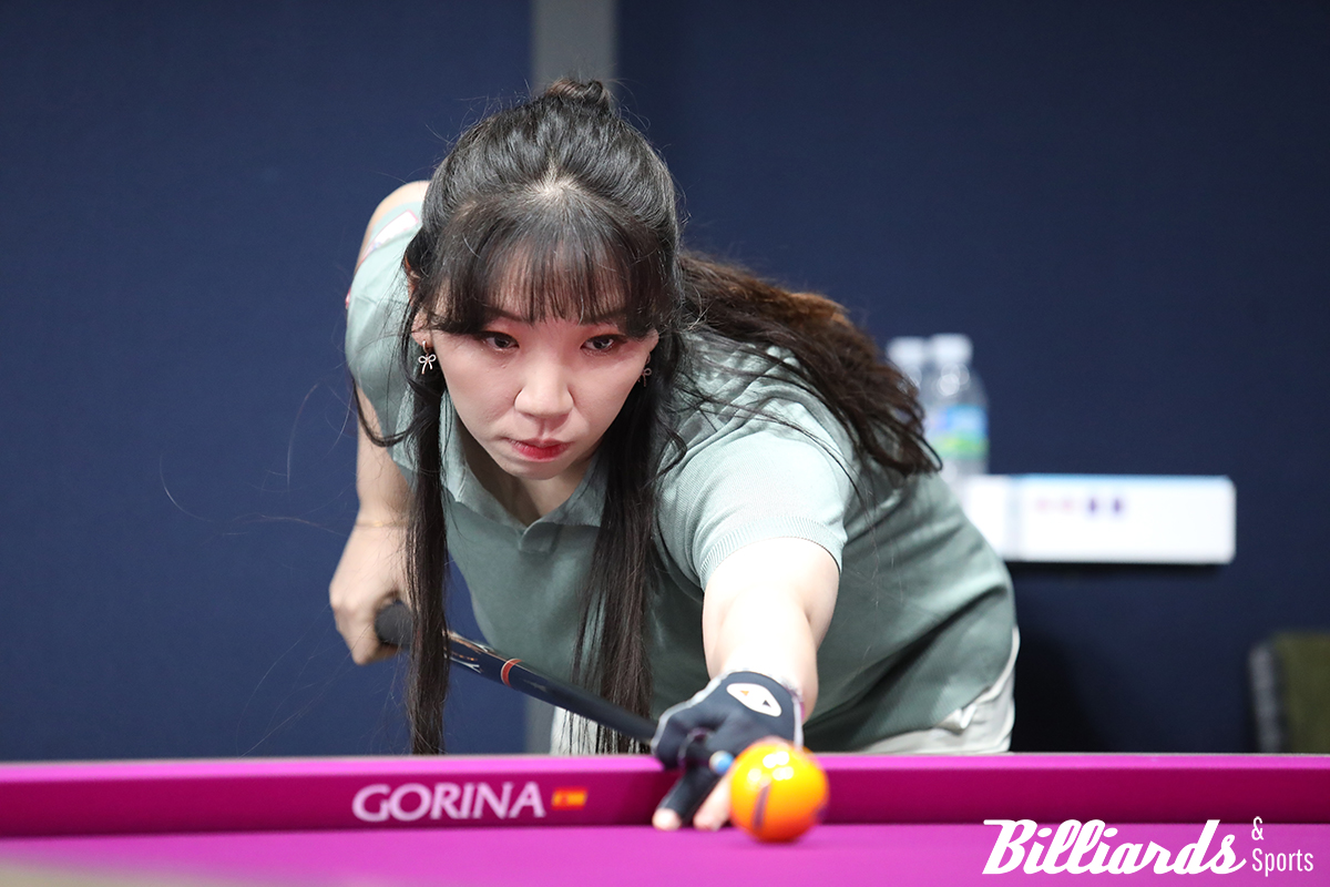 LPBA 투어 첫 8강 진출에 성공한 이윤애가 김가영에게 3-0으로 패해 도전을 끝냈다.