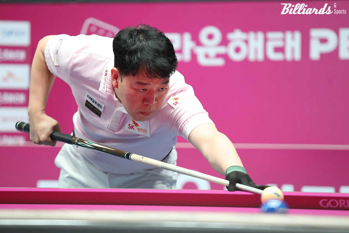 '헐크' 강동궁(SK렌터카)이 시즌 4차 투어 '크라운해태 PBA 챔피언십 2024 한가위'에서도 8강에 진출했다.  사진=고양/이용휘 기자