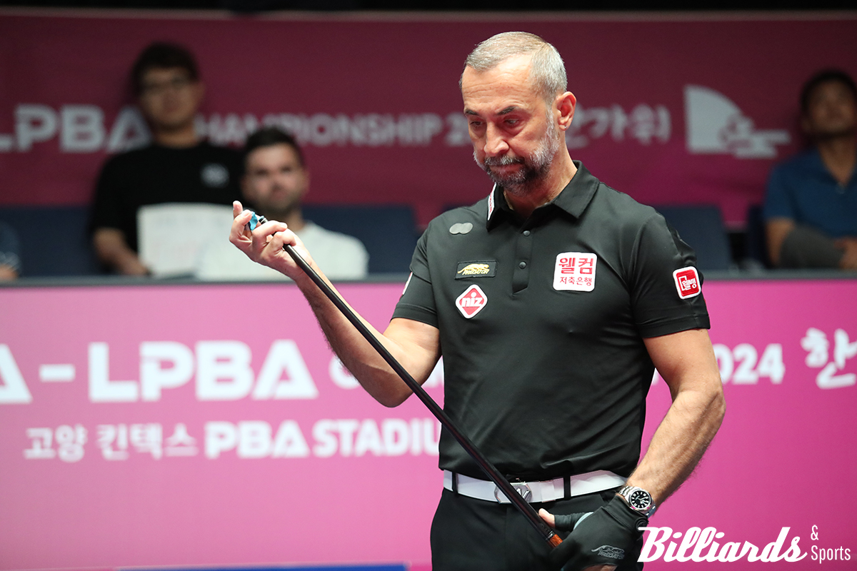 세미 사이그너의 프로당구 통산 2승 도전 기회가 강동궁에 의해 준결승에서 좌절됐다.