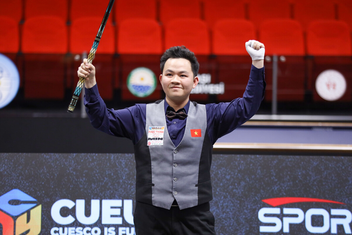 준결승에서 조명우를 꺾고 결승에 올라 베트남 선수 최초로 우승한 바오프엉빈.