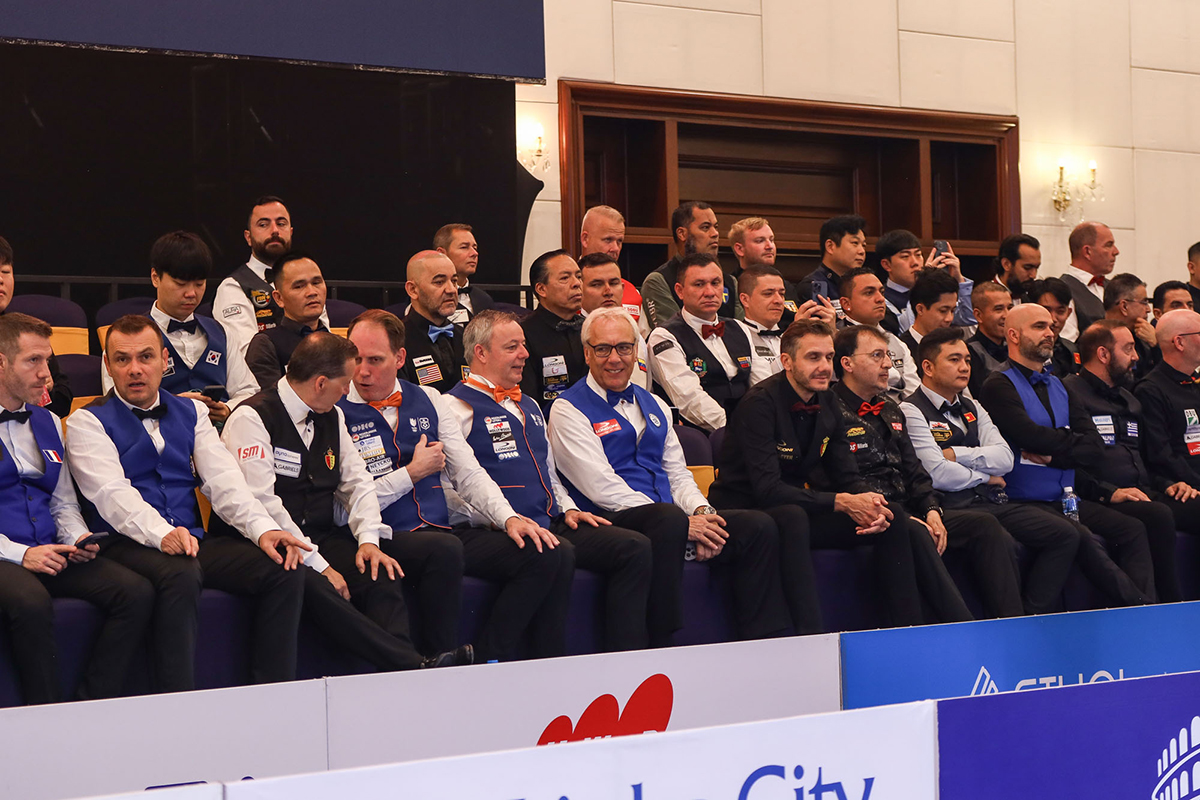 개막식에 참석한 선수들.