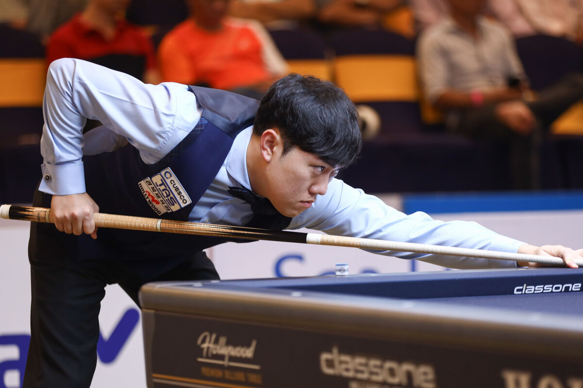 D조에서 일격을 맞아 1승 1패가 된 김준태(경북체육회)는 애버리지에서 앞서며 조 1위를 차지했다.