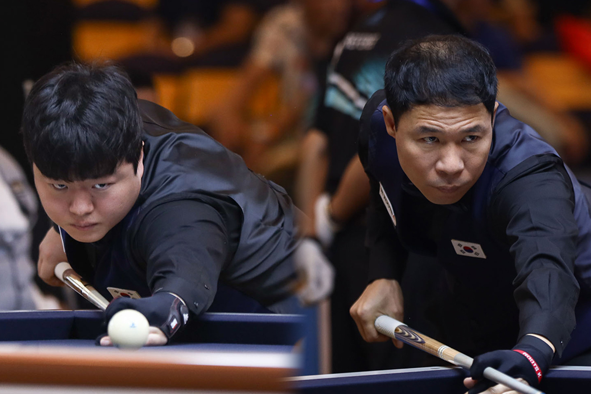 16강을 무사히 통과한 조명우와 허정한이 8강에서 맞붙는다. 사진=SOOP 