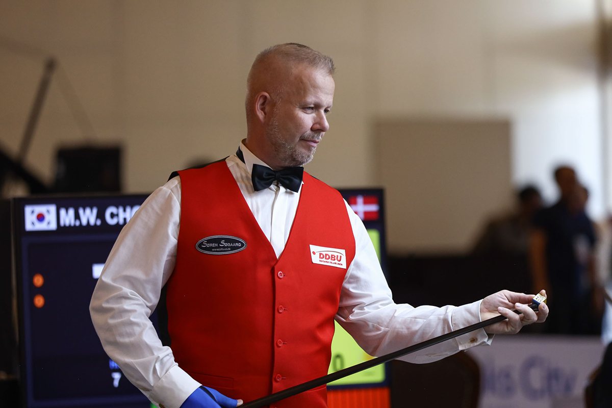 16강에서 조명우와 대결한 브라이언 크누센.