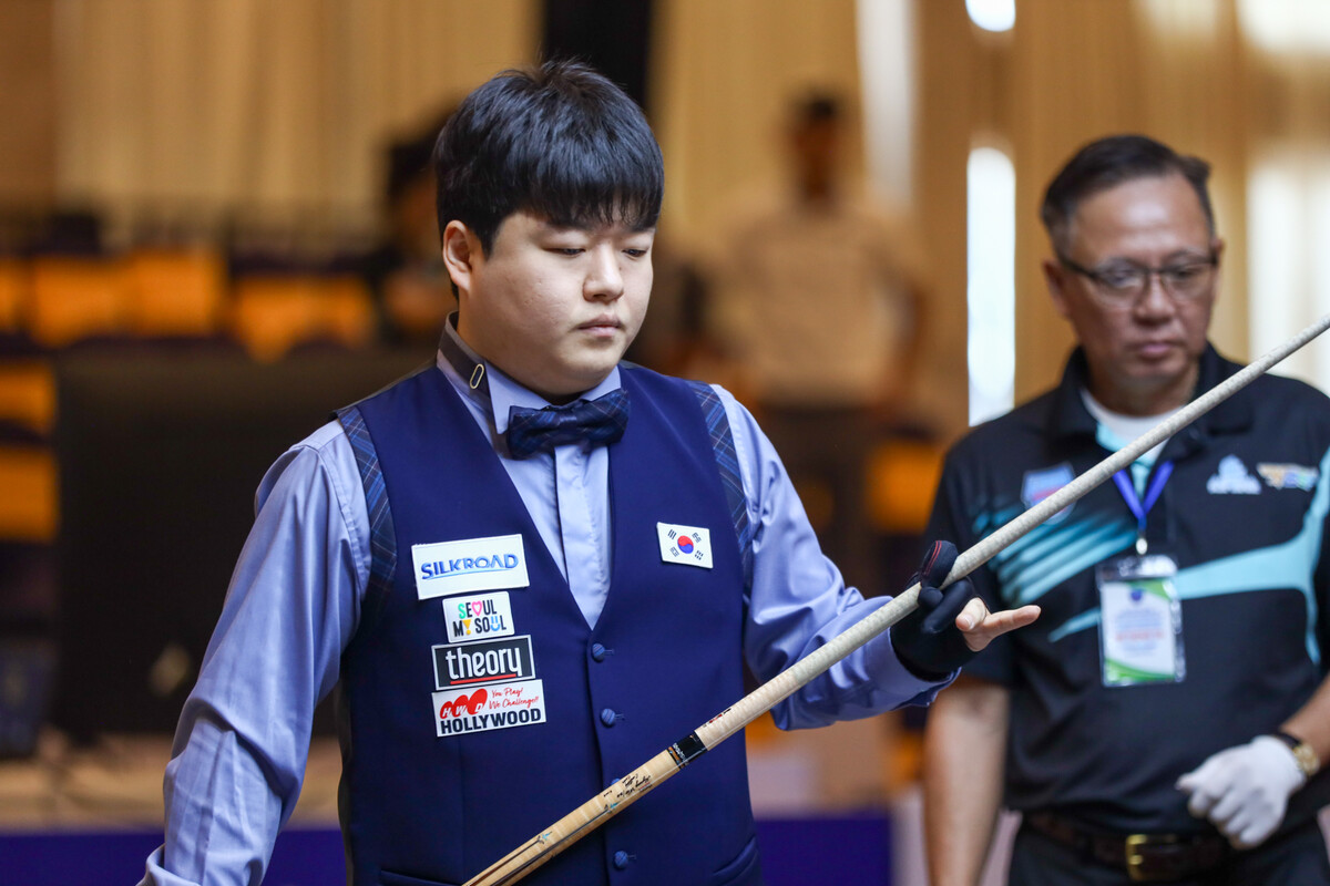 조명우는 준결승에서 꾸준하게 점수를 올려 멕스를 큰 점수 차로 꺾었다.