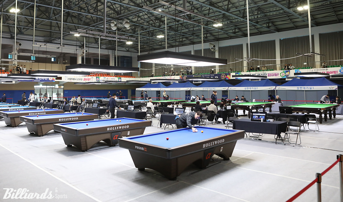 지난해 전남 목포에서 열렸던 '제104회 전국체육대회' 당구(정식종목) 경기 장면. 