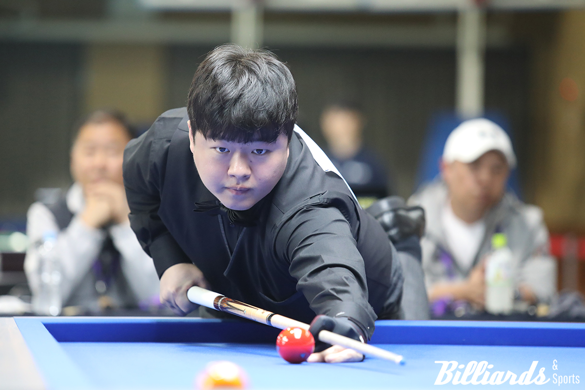 2년 연속 전국체전에서 캐롬 1쿠션 부문 결승에 진출해 은메달을 따낸 조명우.