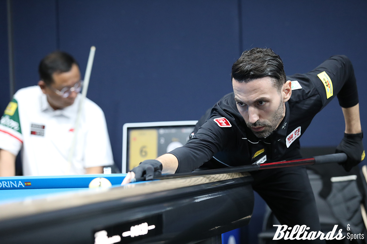 경기 당일 오전 병원행으로 팬들의 걱정을 산 필리포스 카시도코스타스(웰컴저축은행)가 걱정이 무색할만한 경기력을 보이며 김영섭과 팽팽한 접전을 벌였다.  사진=고양/이용휘 기자