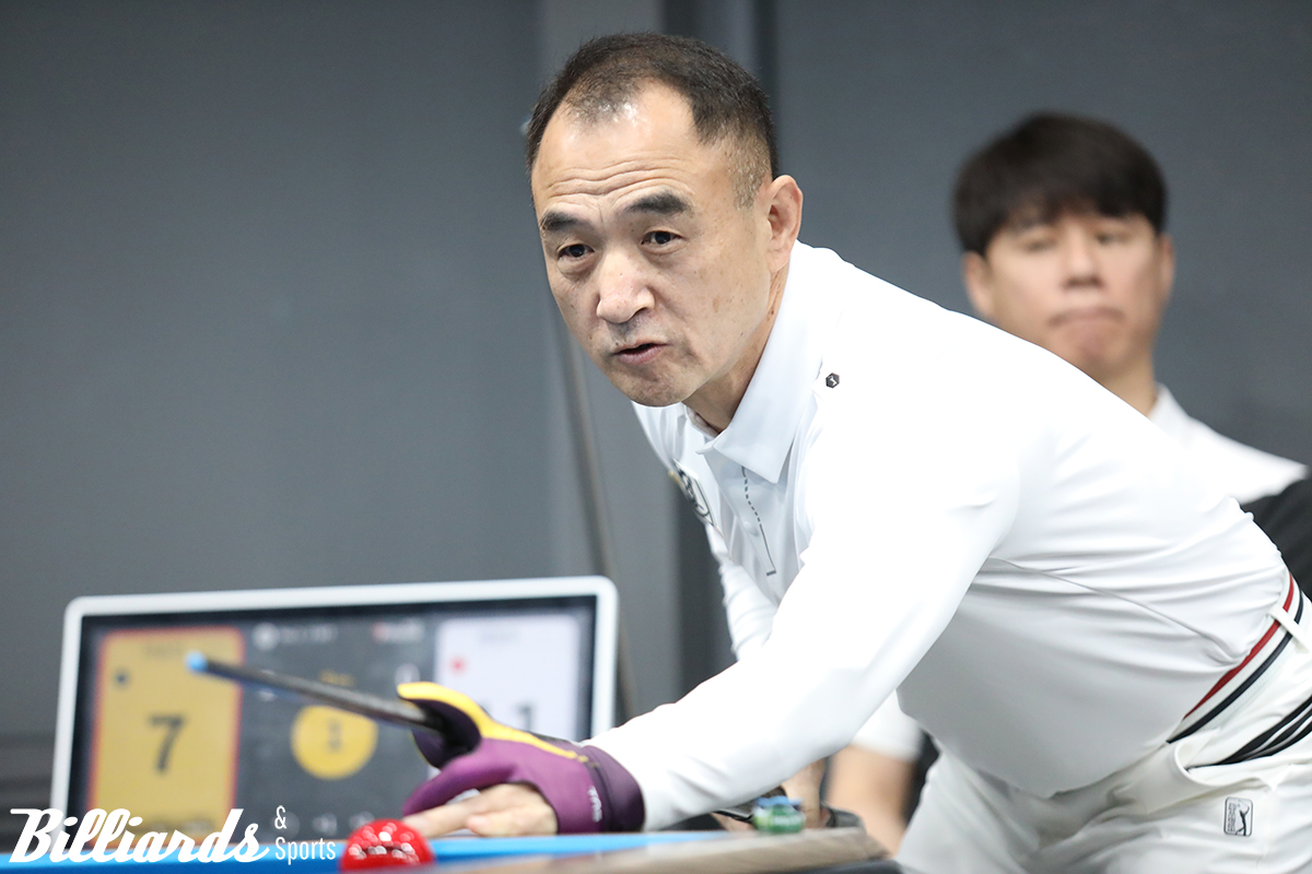 승부치기에서 3:2로 배정두를 꺾고 64강에 오른 이승진