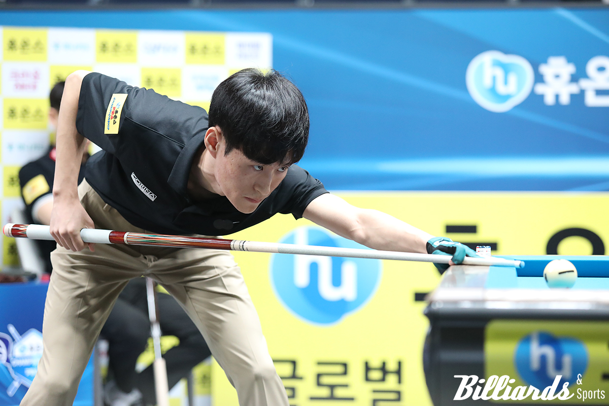 첫 1부 투어 출전한 김홍민은 첫 128강에서 최성원을 꺾고 64강에 진출했다. 