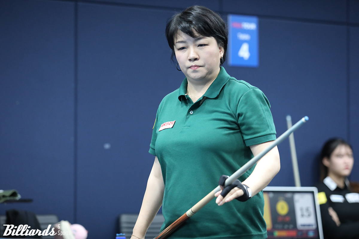 권발해와 32강에서 대결하는 정은영.