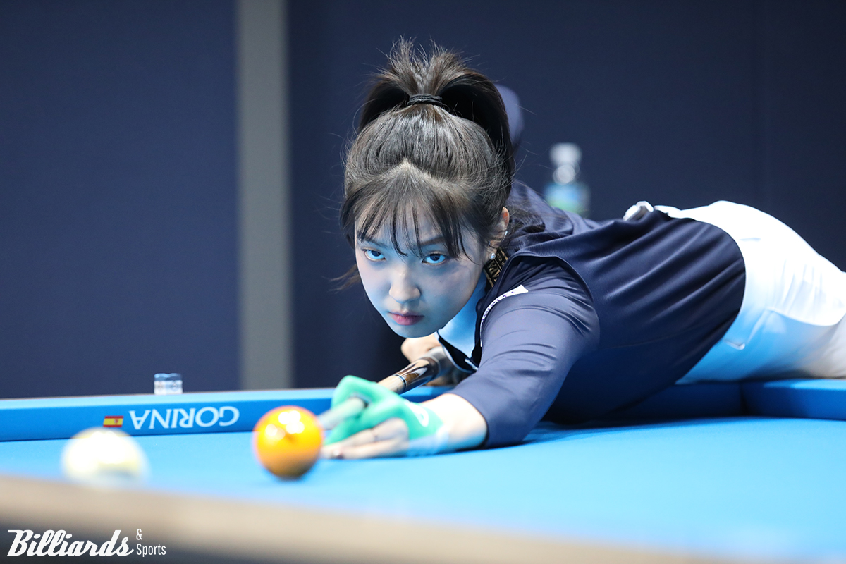 역대 두 번째 8강에 진출한 전지우(하이원리조트)는 스롱과 준결승 진출을 다툰다.