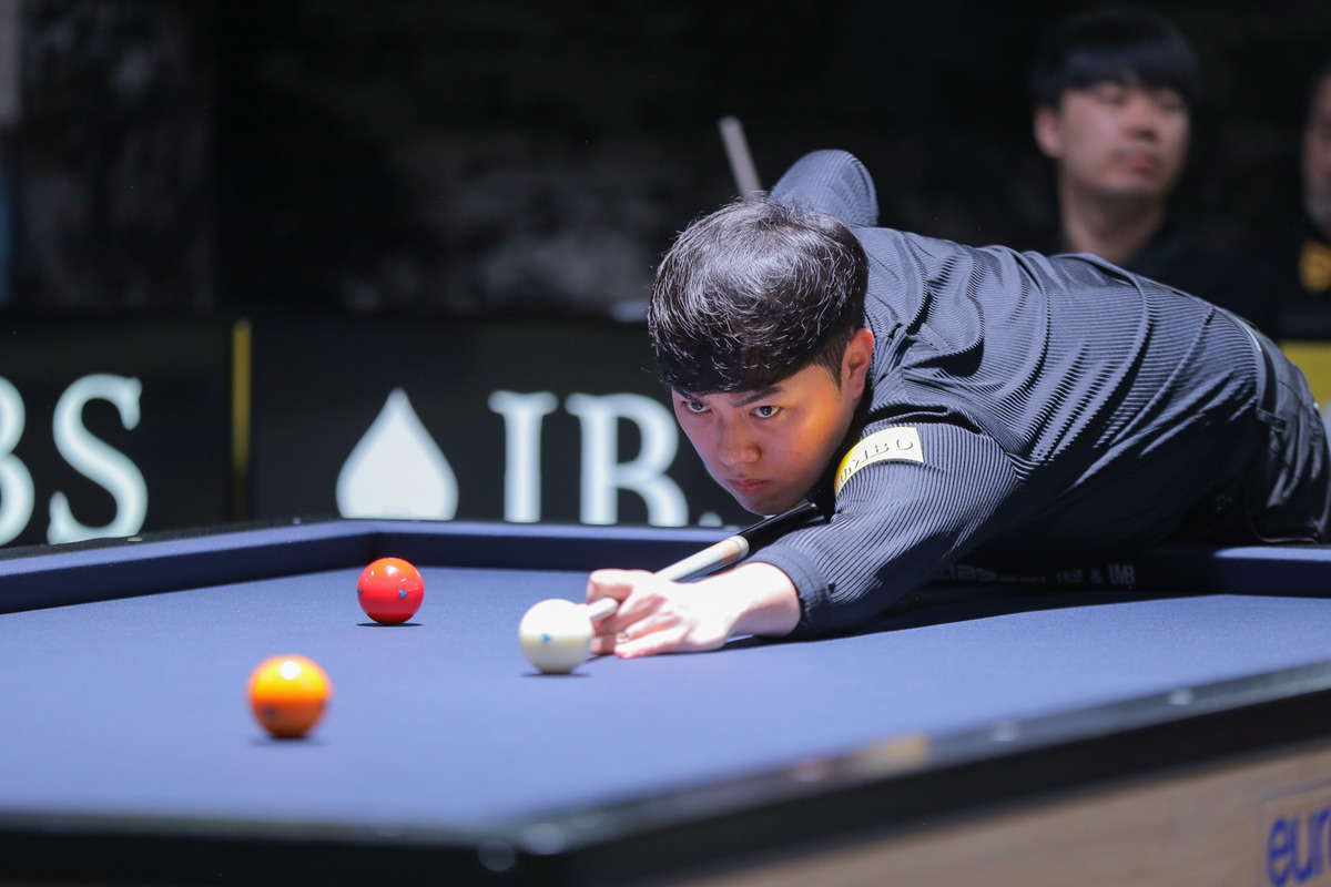 김준태(경북체육회)는 16강전에서 피터 클루망(벨기에)과 대결한다.