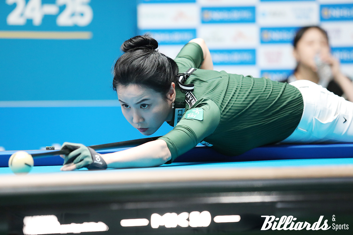 김진아(하나카드)가 김민아(NH농협카드)를 승부치기 끝에 꺾고 16강에 올랐다. 사진=고양/이용휘 기자