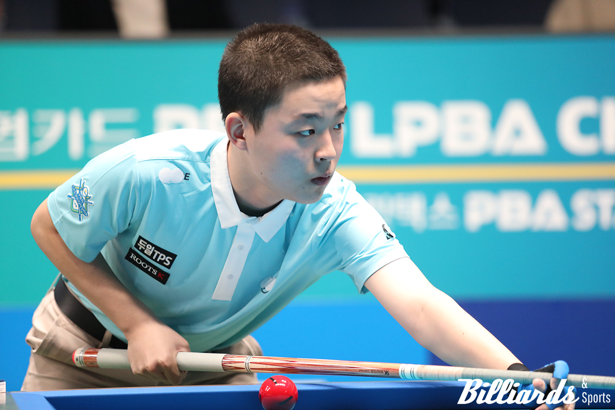 'PBA 10대 돌풍의 주인공' 김영원이 승부치기에서 6득점을 올리고 64강행을 확정했다. 사진=고양/이용휘 기자